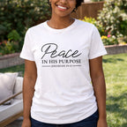 Peace in His Purpose Unisex Jersey Short Sleeve Tee