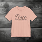 Peace in His Purpose Unisex Jersey Short Sleeve Tee