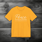 Peace in His Purpose Unisex Jersey Short Sleeve Tee