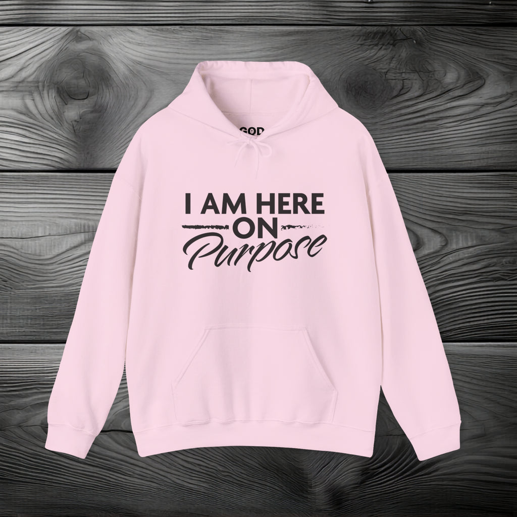 I Am Here on Purpose Pullover Hoodie