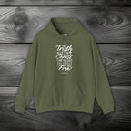 The Truth is in Christ I Am Valued Valuable and Free Pullover Hoodie