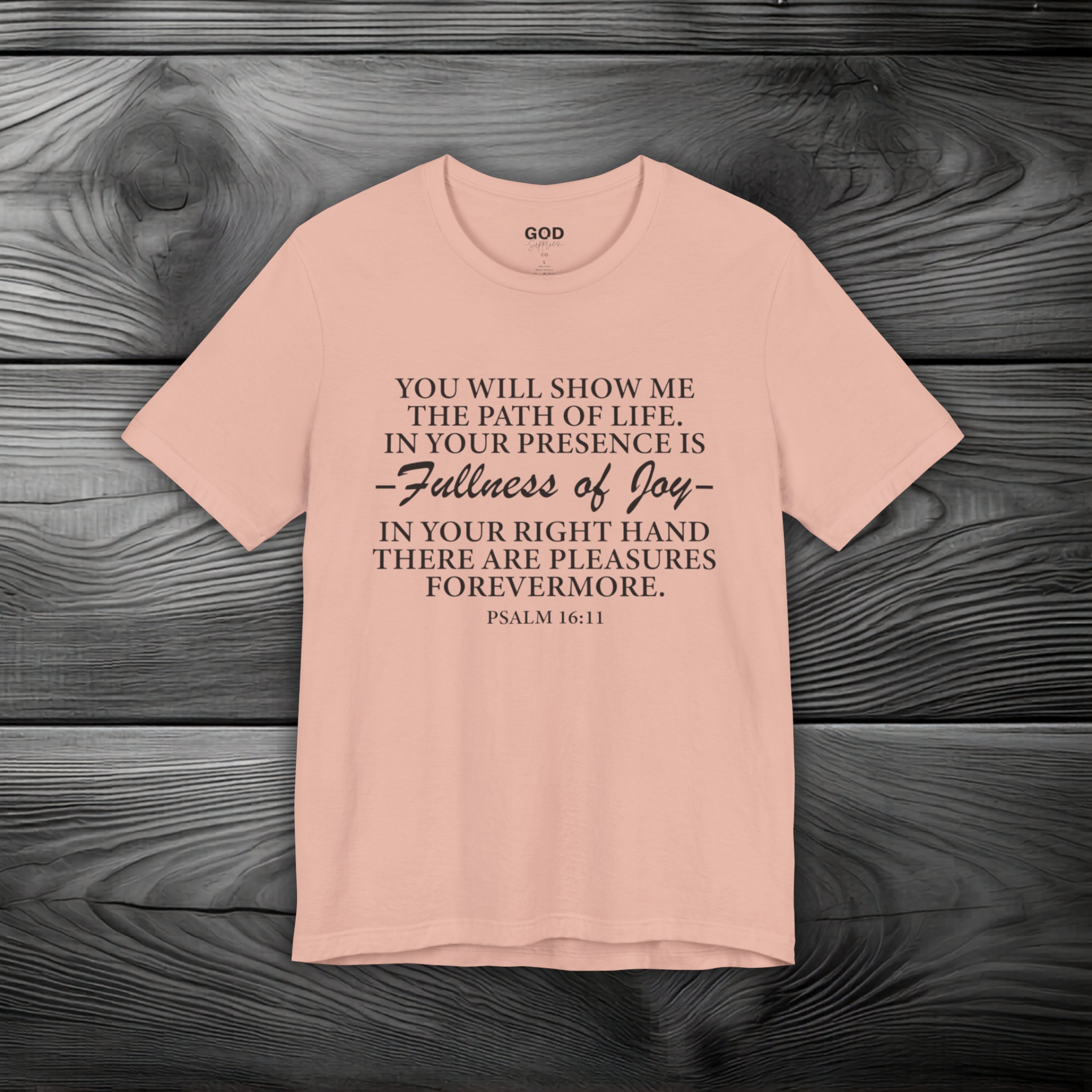 Joy In GOD's Presence Unisex Jersey Short Sleeve Tee
