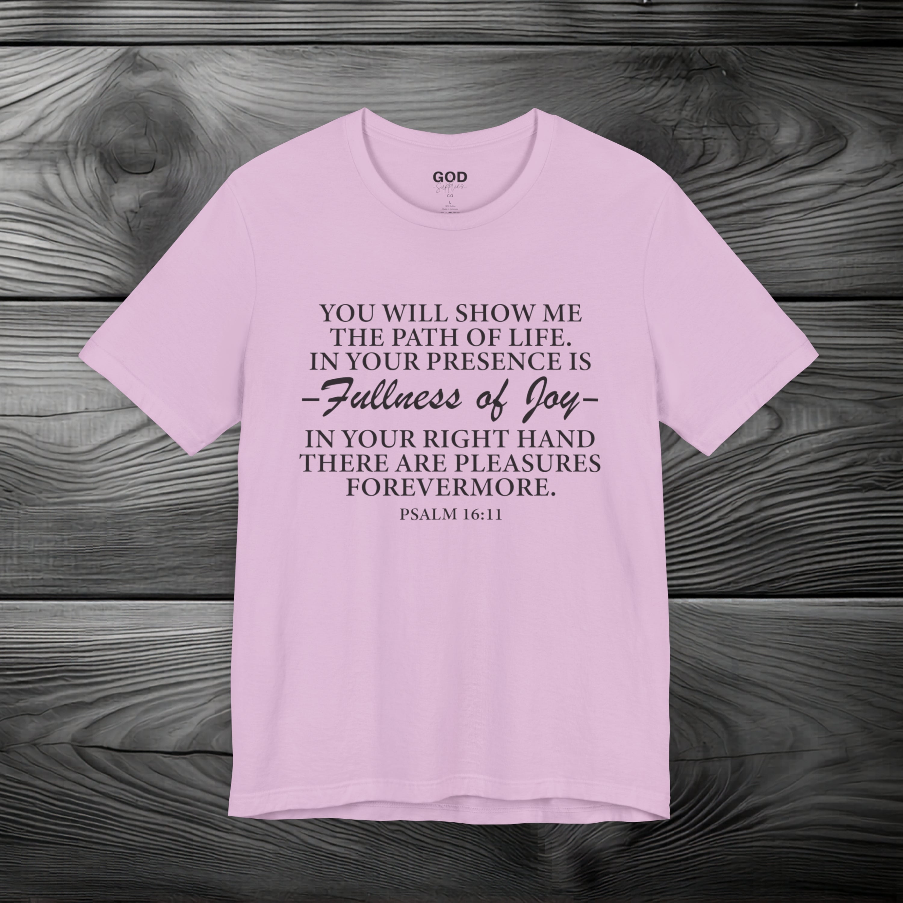 Joy In GOD's Presence Unisex Jersey Short Sleeve Tee
