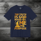 The Truth Is God Made Me On Purpose | Man Kneeling at the Cross
