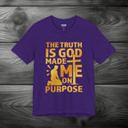 The Truth Is God Made Me On Purpose | Man Kneeling at the Cross