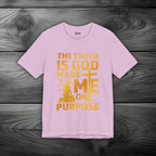 The Truth Is God Made Me On Purpose | Man Kneeling at the Cross