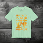 The Truth Is God Made Me On Purpose | Man Kneeling at the Cross