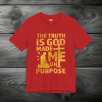 The Truth Is God Made Me On Purpose | Man Kneeling at the Cross