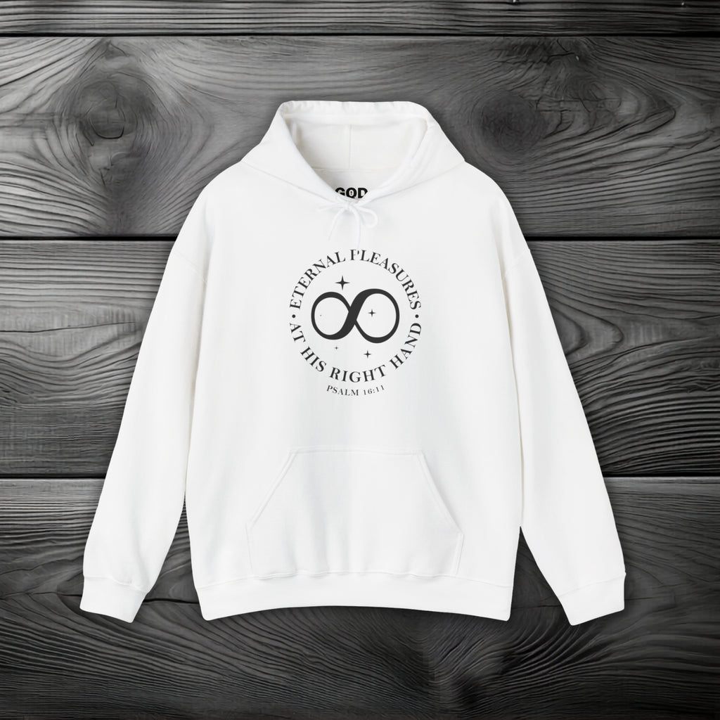 Eternal Pleasures ay His Right Hand Pullover Hoodie