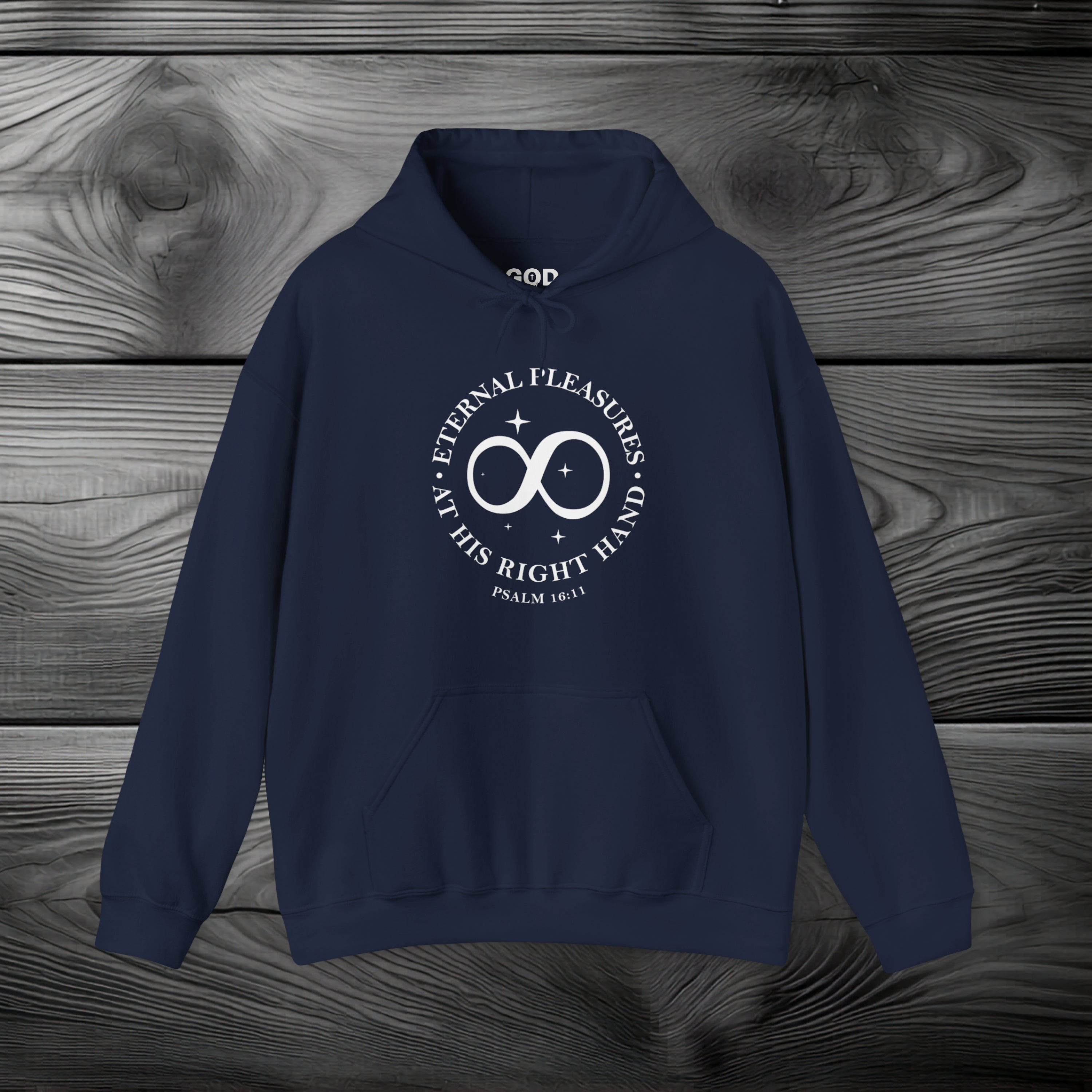 Eternal Pleasures ay His Right Hand Pullover Hoodie