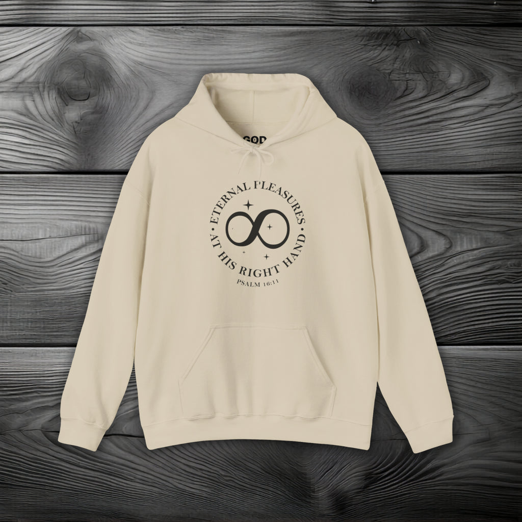 Eternal Pleasures ay His Right Hand Pullover Hoodie