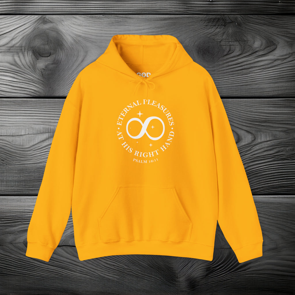 Eternal Pleasures ay His Right Hand Pullover Hoodie