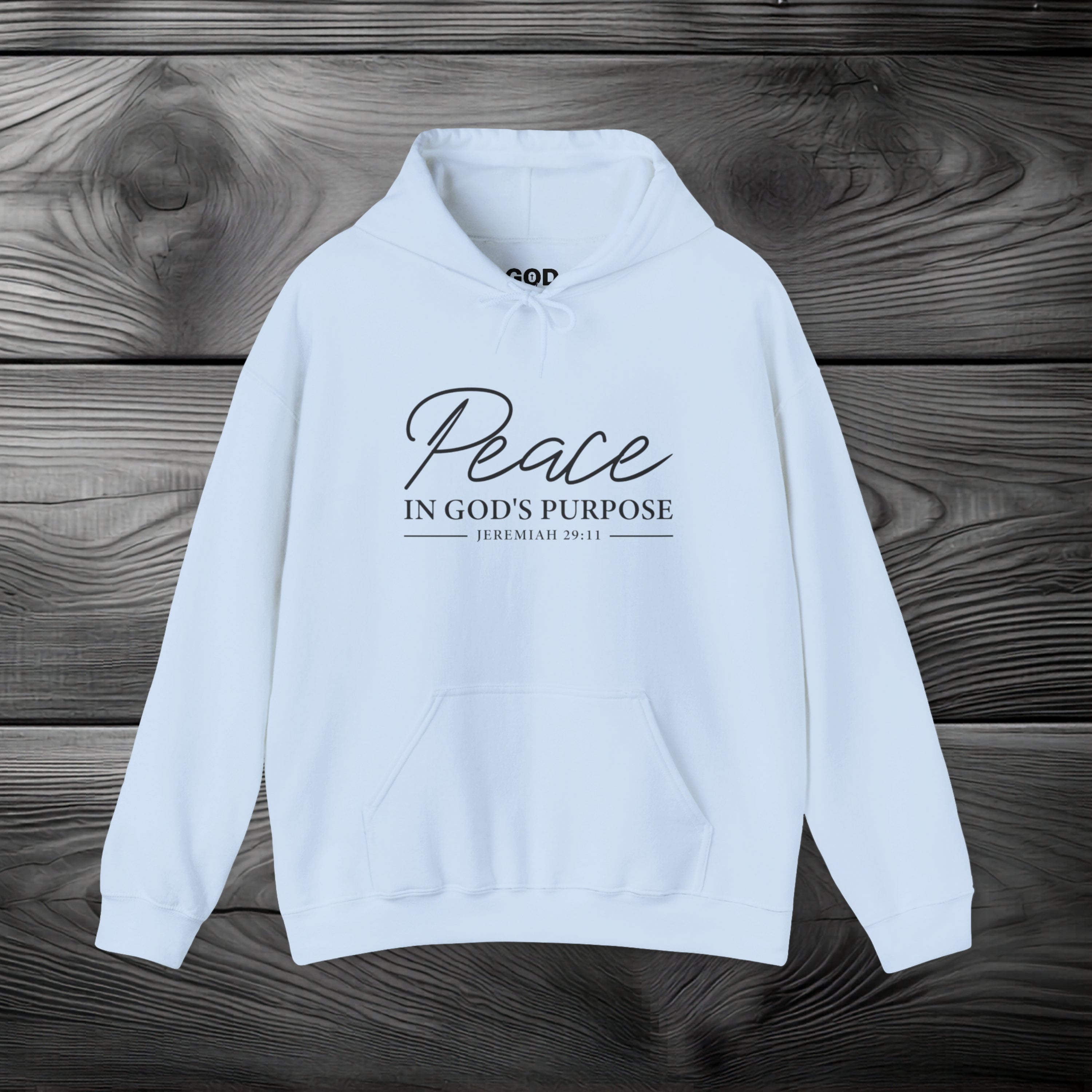 Peace in God's Purpose Pullover Hoodie