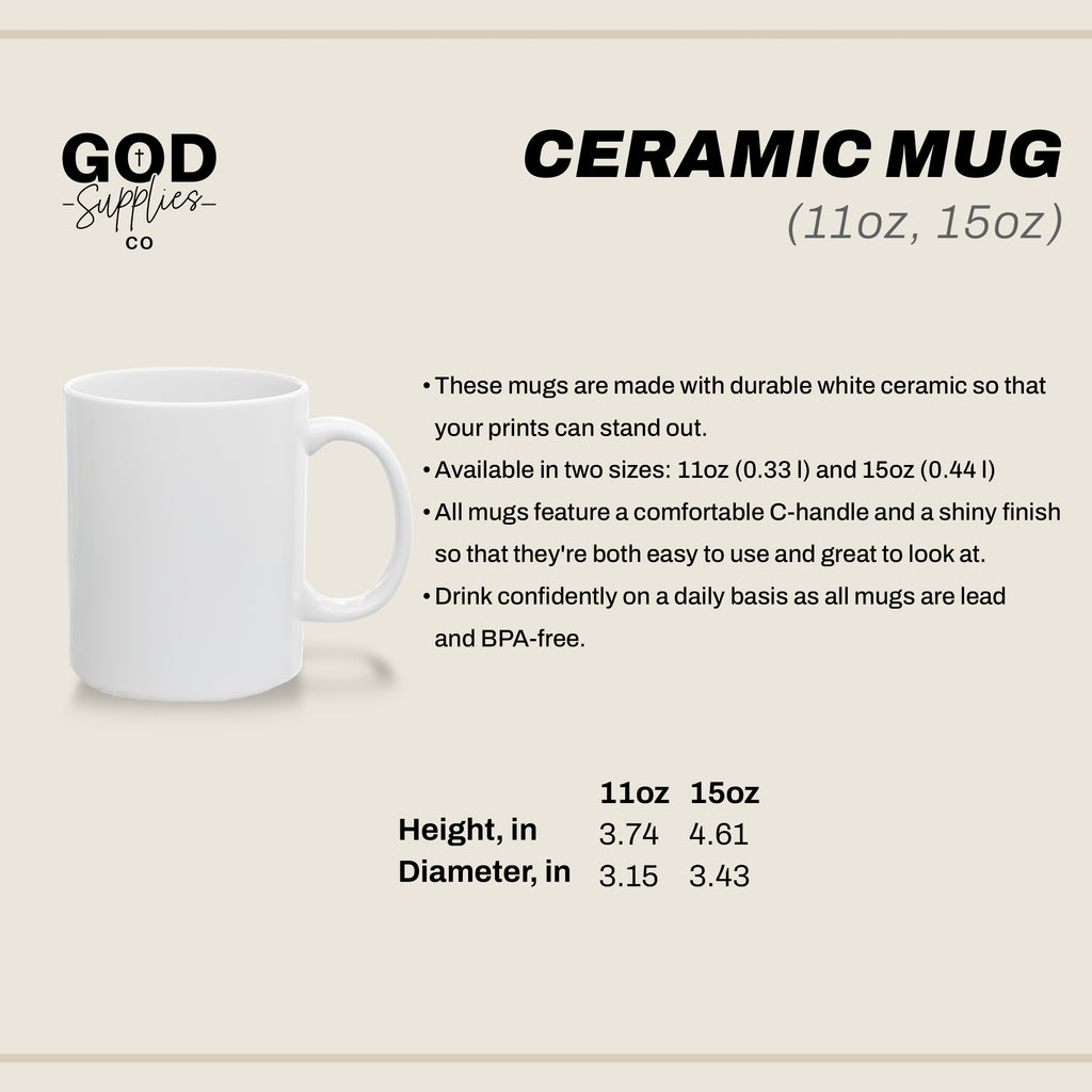 The Truth Is God Made Me On Purpose Coffee Mug